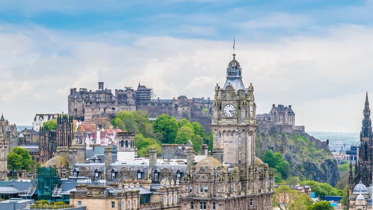 Skyline of Edinburgh